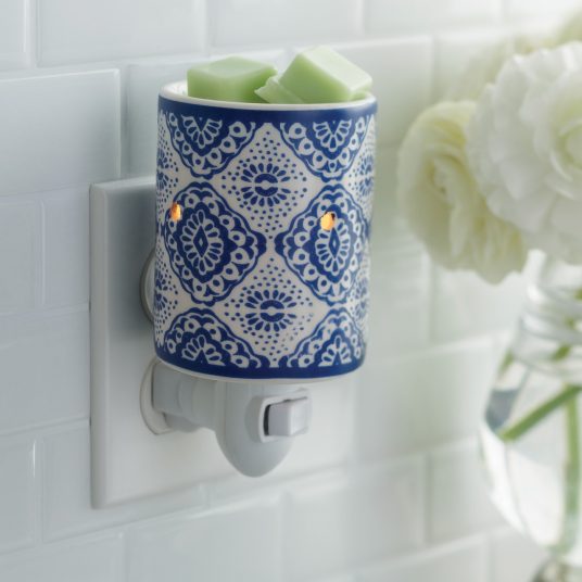 Indigo Porcelain Pluggable Fragrance Warmer