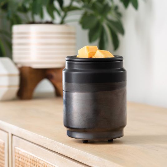 Black Dipped Flip Dish Wax Warmer