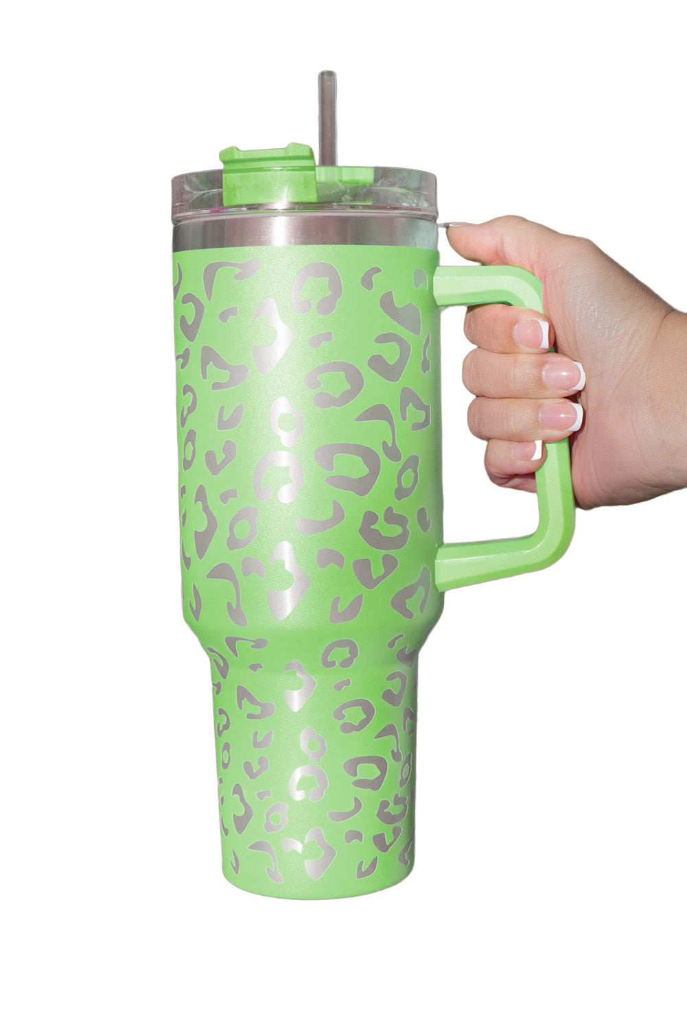 Multi Colors in this Leopard Stainless Double Insulated Tumbler Mug with Handle